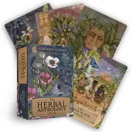 Veštenie, tarot, vykladacie karty The Herbal Astrology Oracle - Adriana Ayales