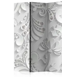 Paravány Paraván Flowers with Crystals Dekorhome