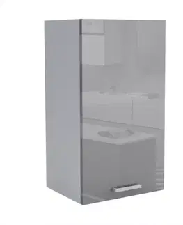 Kuchynské skrinky visiace Kuchynská skrinka G1F 30 V-72 LUX šedá