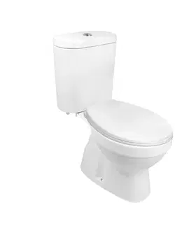 Doplnky do kúpeľne Mereo WC kombi, RIMLESS, spodný odpad s armatúrou VSD98