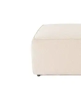 Taburety a podnožky Puf Lora Pouffe - Peach