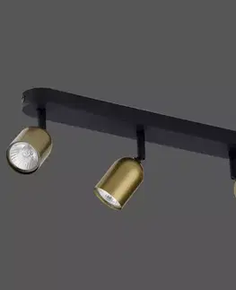 Lampy do obývačky Luster Top black/gold 3305 LS3