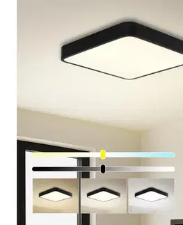 Svietidlá BRILAGI -LED Stmievateľné svietidlo POOL SQUARE LED/36W/230V 3000-6000K 40x40 cm čierna+DO BRI056