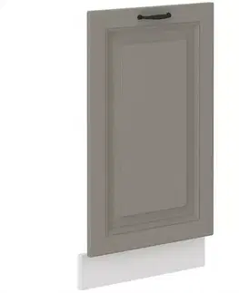 Dvierka a čelá zásuviek pre kuchynske skrinky Dvierka umývačky riadu Stilo claygrey/biely 713x446