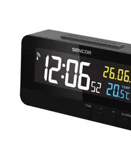 Predlžovacie káble Sencor - Digitálne hodiny s budíkom a teplomerom 230V/1xCR2032 35051021