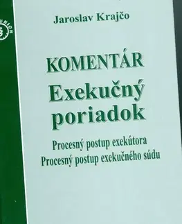 Trestné právo Exekučný poriadok - Jaroslav Krajčo