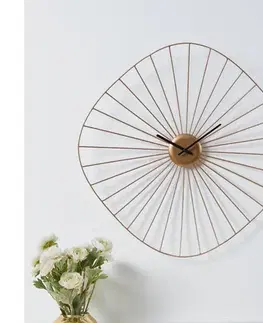 Predlžovacie káble Eglo 425517 - Nástenné hodiny MATSUMOTO 1xAA 60x60 cm zlatá 425517