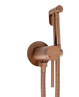 Kúpeľňové batérie REA - Podomietková bidetová batéria Foss Clif Brush Copper REA-B5845