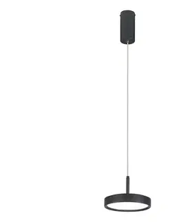 Svietidlá Ondaluce - LED závesný luster NINA LED/20W/230V pr. 19 cm čierna SO.NINA/NERO