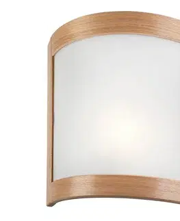 Svietidlá  Nástenné svietidlo ELODIE 1xE27/60W/230V dub PD-2/DĄB