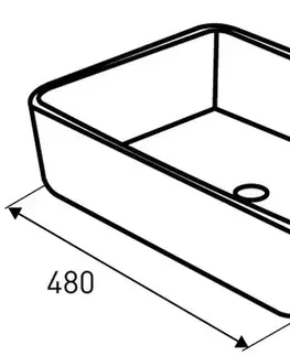 Sanitárna keramika KERRA - Umývadlo vstavané KR-182 5907548102027