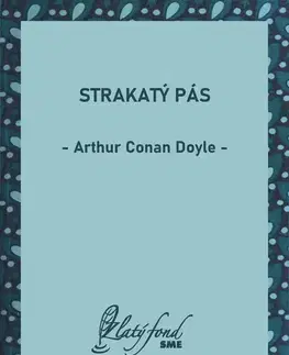 Romantická beletria Strakatý pás - Arthur Conan Doyle