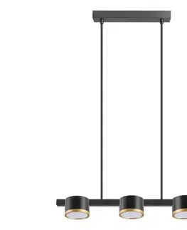 Svietidlá  LED Luster na lanku MIRELLA 3xGX53/6W/230V čierna 328069