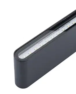 Svietidlá  LED Vonkajšie nástenné svietidlo FLOW LED/6W/230V IP54 čierna SKU013065