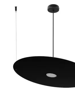 Svietidlá  Závesný luster PIATTO 1xGX53/15W/230V pr. 55 cm čierny MLP2917