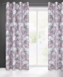 Závesy do spálne Záves SHERRY 140X250 na priechodkách 400750