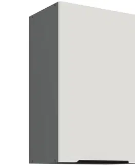 Kuchynské skrinky visiace Kuchynská skrinka Aria-Wh/Ant Anti Fingerprint 45g-72 1f