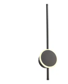 Svietidlá Redo 01-2701 - LED Nástenné svietidlo DIAZ LED/18W/230V CRI 90 čierna 01-2701