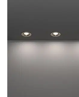 Svietidlá Eglo 902276 - Sada 3× LED kúpeľňových zapustených svietidiel SALABATE, LED 4,9 W / 230 V, priemer 8,8 cm, IP65, chróm 902276
