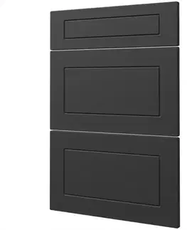 MDF fronty PVC Dvierka Quantum D3M/D3E/D3H/D3A 50 graphite