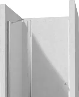 Sprchovacie kúty DEANTE - Kerria Plus sprchové dvere bez stenového profilu, 120 cm chróm KTSU045P