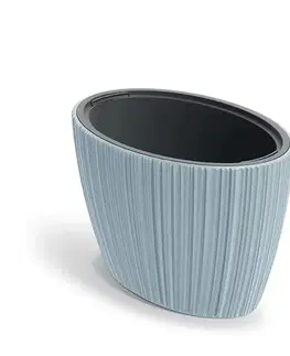 Kvetináče a truhlíky DBOE600-443U plastový kvetináč 59,5 cm svetlosivá