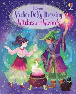 Pre deti a mládež - ostatné Sticker Dolly Dressing Witches and Wizards - Fiona Watt,Anastasiya Kanavaliuk