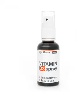 Vitamín D GymBeam Vitamín D3 Sprej 1000 IU citrón