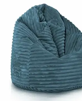 Sedacie vaky a kocky Sedací vak Bag Sako XL stripe TiaHome - Modrá
