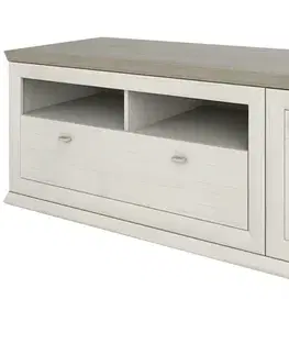 TV stolíky NABBI Orentano TV-E-1502-1D/1DR tv stolík pino aurelio / madagascar / nelson