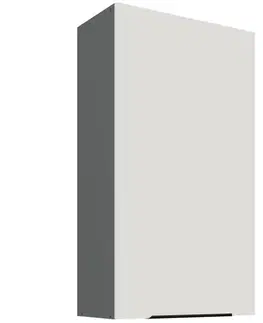 Kuchynské skrinky visiace Kuchynská skrinka Aria-Wh/Ant Anti Fingerprint 60g-108 1f