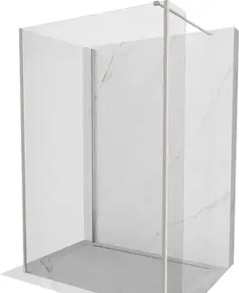 Sprchové dvere MEXEN/S - Kioto Sprchová zástena WALK-IN 120 x 120 x 30, transparent, nikel kefovaná 800-120-120-221-97-00-030