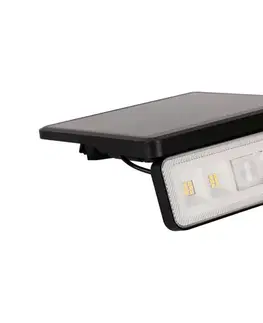 Svietidlá Greenlux LED solárny reflektor so senzorom LED/8W/3,7V 2000 mAh IP54 čierny 