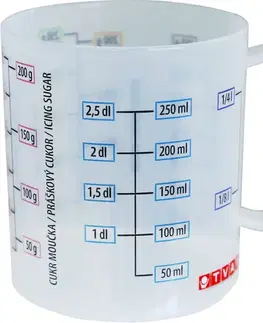 Odmerky TVAR - Hrnček odmerka 250ml s potlačou