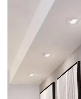 Svietidlá Eglo 902328-SADA 3xLED stropných podhľadových svietidiel SALICETO LED/6,4W/230V 8,8x8,8cm biela 902328