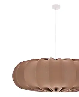 Svietidlá  Luster na lanku CAFEE 1xE27/40W/230V priemer 66 cm hnedý 31-39248