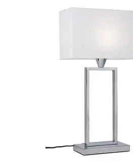 Lampy Cottex B2821K - Stolná lampa KENSINGTON 1xE14/40W/230V strieborná B2821K