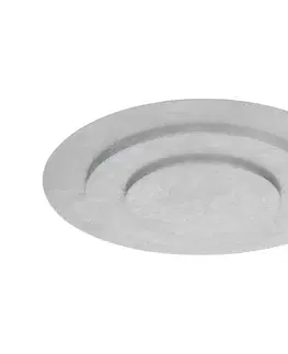 Svietidlá Globo 48465-40S - LED Stropné svietidlo HEDA 40W/230V 3000K pr. 49 cm strieborné 48465-40S