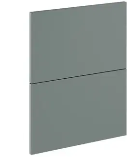 Kuchynské skrinky Čelo skrinky Luxeo F08-D60S2_D60S2+1_D60IN-AX green