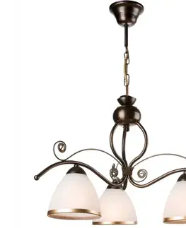 Svietidlá  Luster na reťazi RETRO II 3xE27/60W/230V LM 3.51/black