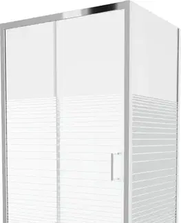 Vane MEXEN/S - Apia Sprchovací kút 120x80, pruhy, chróm + vanička Rio 840-120-080-01-20-4510