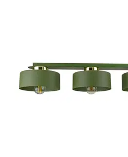 Svietidlá Keter Lighting Stropné svietidlo IGNIA 3xE27/60W/230V zelená/zlatá 3385