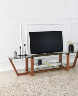 TV stolíky TV stolík Amalfi - Walnut