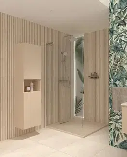 Vane Sprchová vanička obdĺžniková SAT Fusion 120x80 cm liaty mramor Beige SATFU12080BE SATFU12080BE