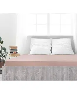 Plachty 4Home jersey prestieradlo Ideál staroružová, 180 x 200 cm