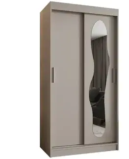 Šatníkové skrine Skriňa Ultra 100 kašmír