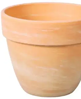 Záhrada Kvetináč Levante keramický béžový melír d30x25cm