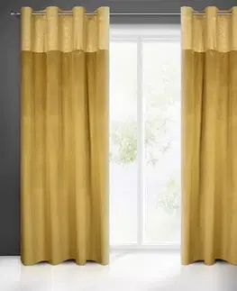 Závesy do spálne Záves ELEN 140x250 na priechodkách 388776 EUROFIRANY