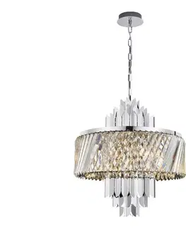 Svietidlá  Luster na reťazi MARGOT 9xE14/40W/230V chróm ML0410