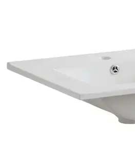 Umývadlá ArtCom Keramické umývadlo CFP LAVA 60D | biely lesk 60 cm